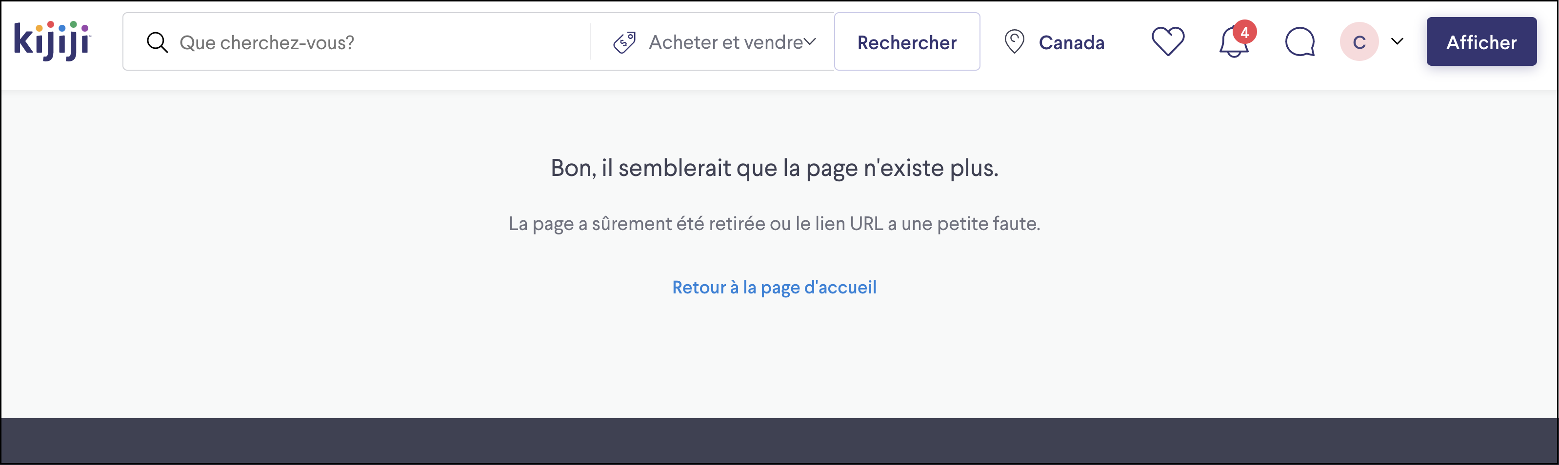 Page n'existe plus