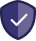 Le badge du vendeur vérifié est un écusson violet avec une coche blanche.